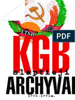 KGB Slaptieji Archyvai 1954 - 1991 M.