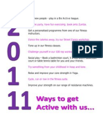 2011 Ways to Get Active