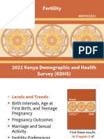 2022 Kdhs Main Report Presentation - Demographic Slides