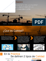 Aseguramiento de La Calidad en La Industria de La Construcción