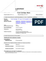 Ficha de Datos de Seguridad: Toner Cartridge Xerox "It's Compatible" Canon