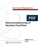 NRRC-R-10 Decommissioning of Nuclear Facilities