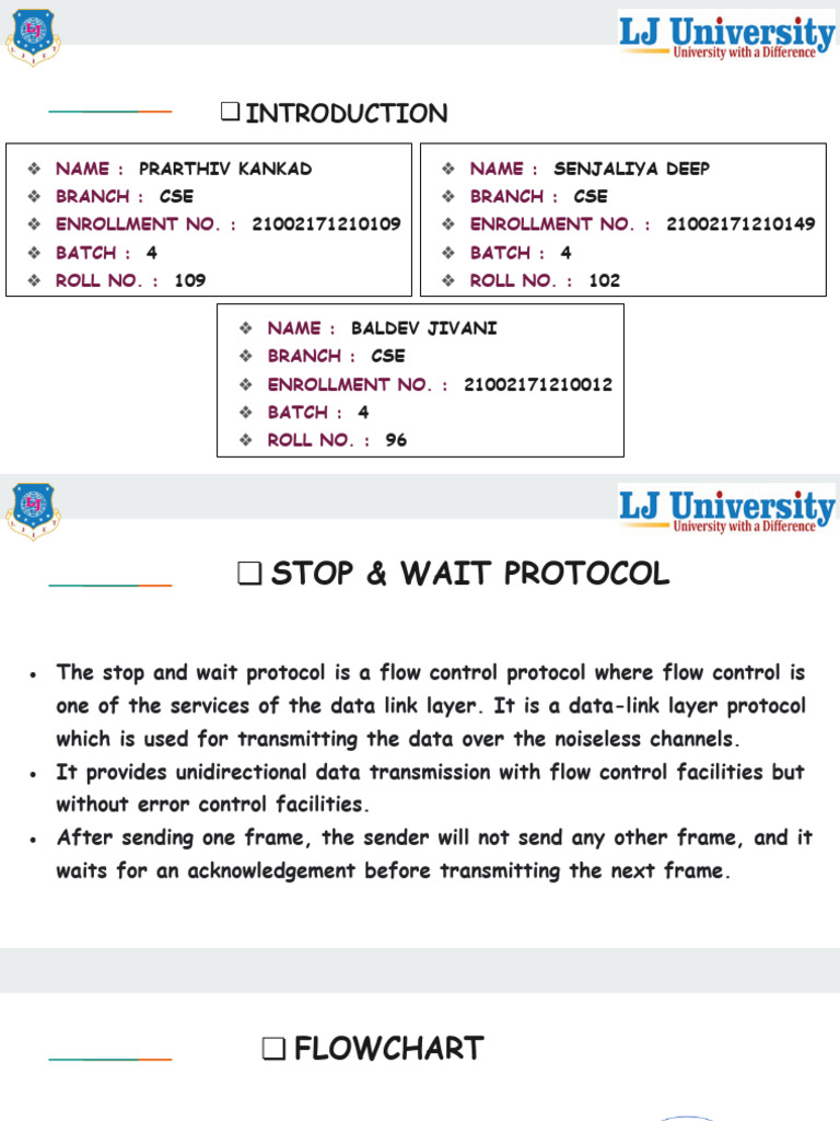 Stop and Wait Protocol | PDF