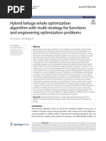 Hybrid Beluga Whale Optimization Algorithm With Multistrategy For Functions and Engineering Optimization ProblemsJournal of Big Data