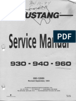 Mustang Skid Steer Service Manual 930 940 960 #1