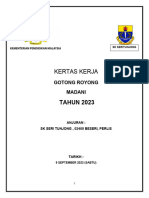 Kertas Kerja Gotong Royong Madani SKST 2023