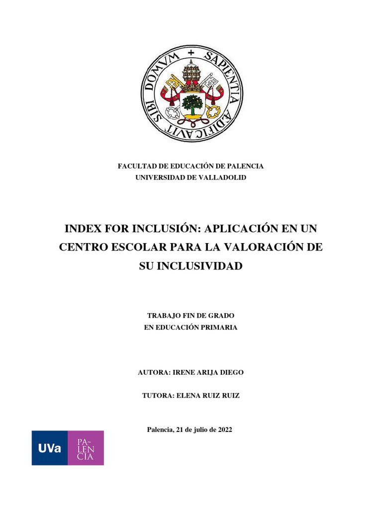 Index for inclusi n aplicaci n en un 2022 pdf educaci n