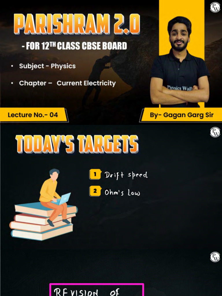 Current Electricity 04 - Class Notes | PDF