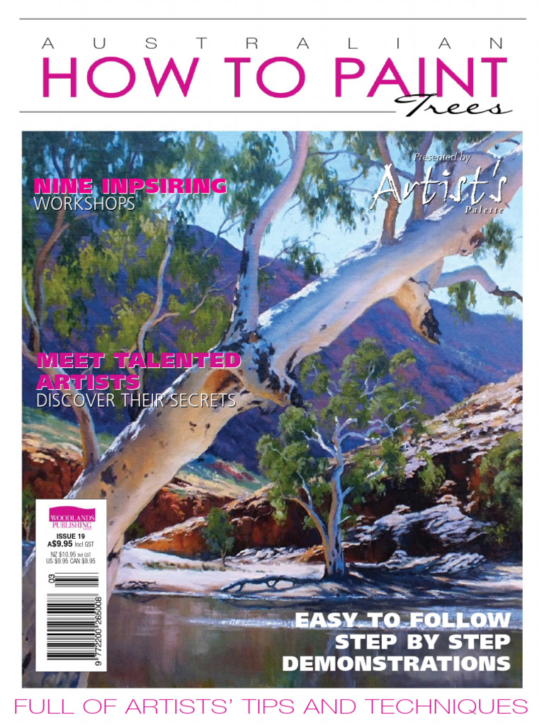 Australiana Trees 3 How To Paint PDF Blue Paintings