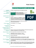 Ficha Técnica Econex Thaumetopoea Pityocampa 200 Días