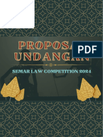 Proposal Undangan Semar Law Competition 2024