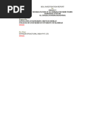 Soil Investigation Report