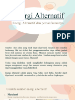 Energi Alternatif Dan Pemanfaatannya