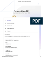 Data Rapor - Ambil PIN - PPDB Jawa Timur 2023