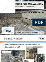 CUR HANDBOEK SOILMIX-WANDEN ONTWERP EN UITVOERING. Jeroen de Leeuw - ConGeo