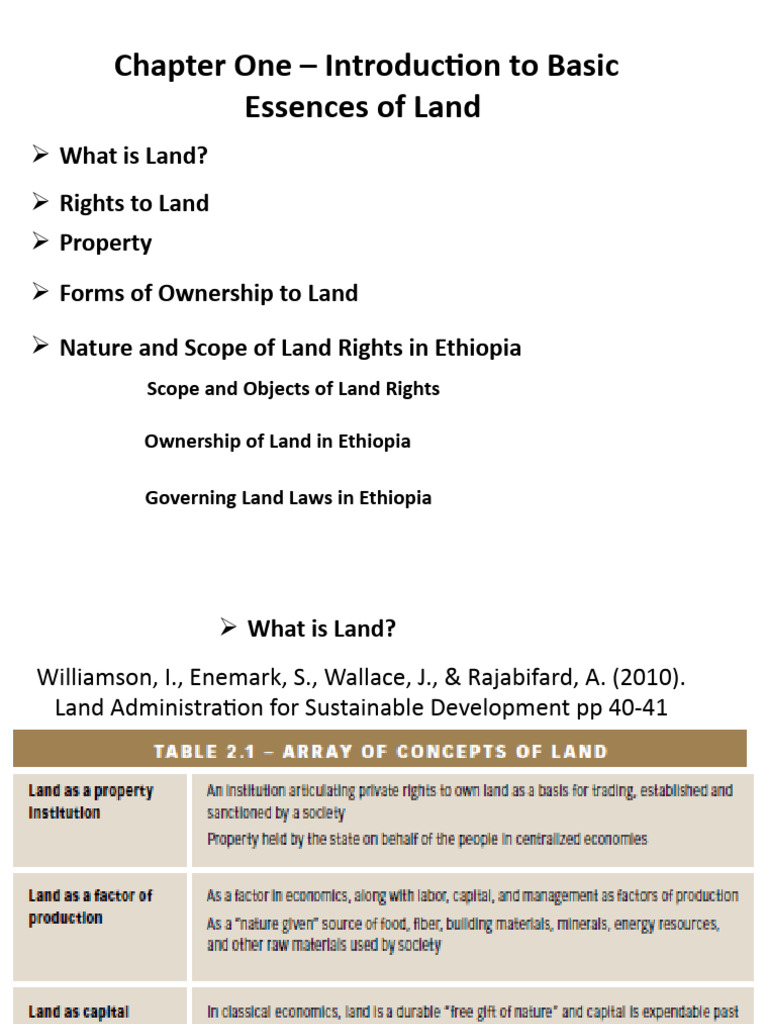Overview of Land Law in Ethiopia | PDF | Lease | Leasehold Estate