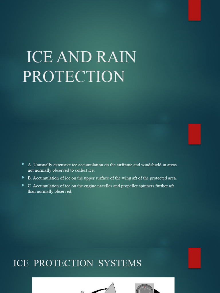 Ice and Rain Protection | PDF