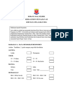 Borang Soal Selidik (STPM)