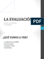 La Evaluación