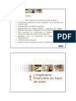 L'ingénierie Financière Du Haut de Bilan: Programme