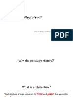01 Introduction To History of Architecture II