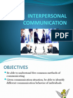 2.1 Interpesonal Communication