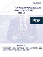 Curso Auditor Interno SIG QHS&E. MOD IV