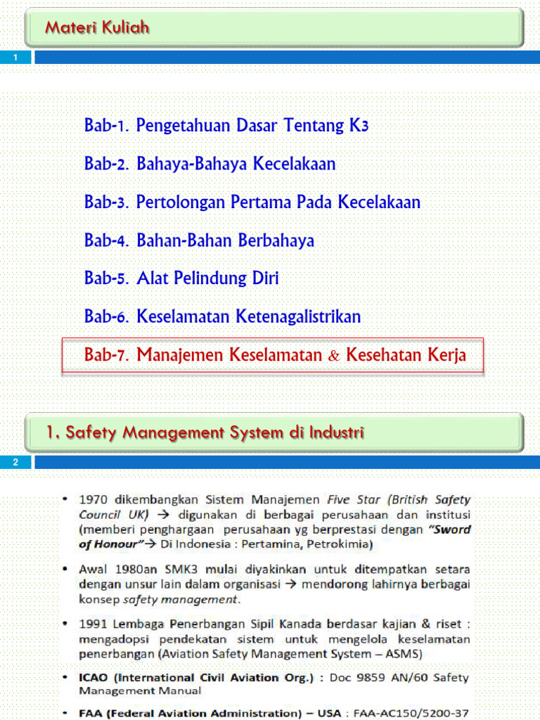 Panduan Lengkap Sistem Manajemen K3 | PDF