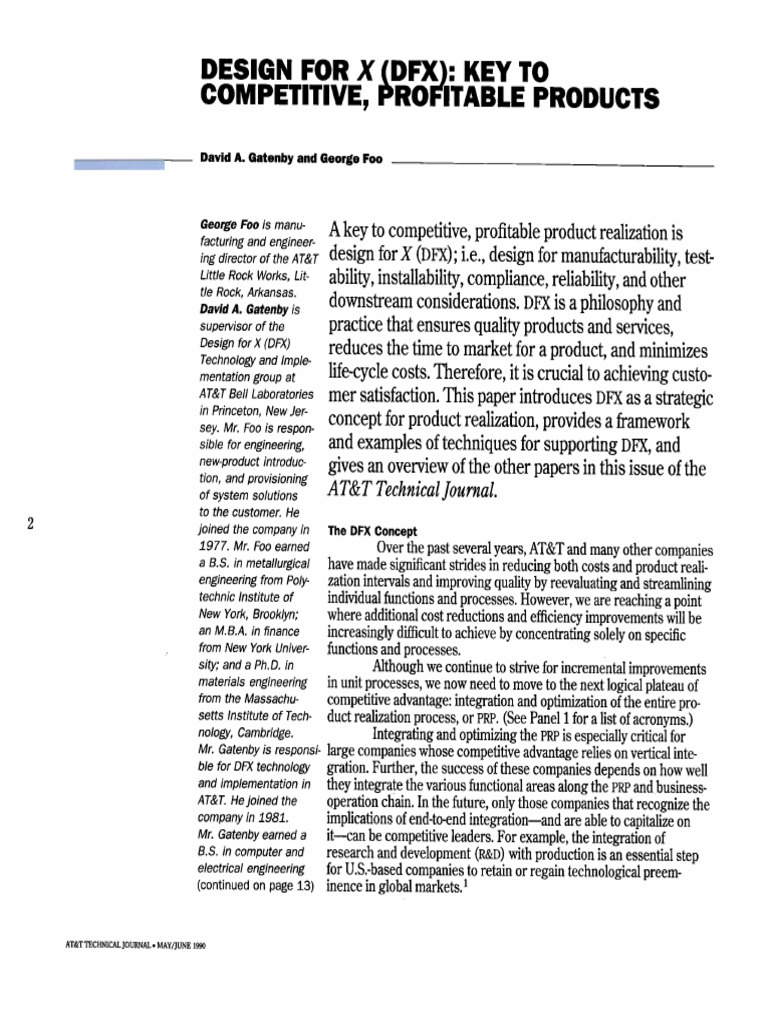 6-2 Design For X | PDF | Electromagnetic Compatibility | Reliability ...