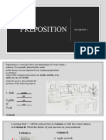 Preposition by Group 1