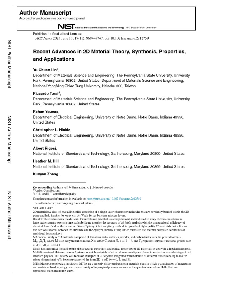Material design PDF Doping (Semiconductor) Graphene