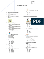 Daily English Test (Kelas 4)