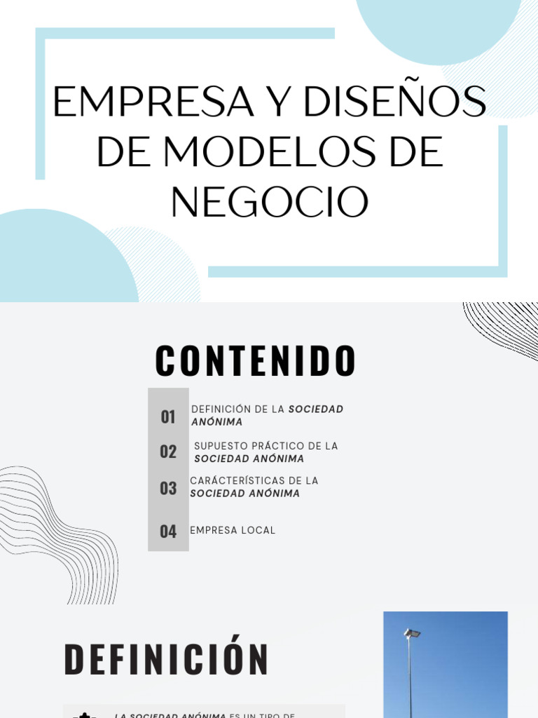 Empresa Y DISEÑOS DE MODELOS DE NEGOCIO | PDF