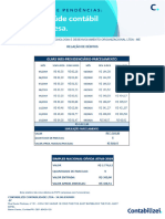 Verificação de Pendencias - Relatório