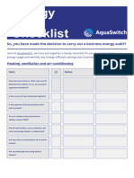 Energy Audit Checklist 12