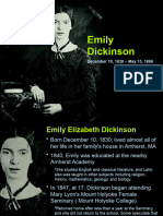 Emily Dickinsons Poetry and Bio