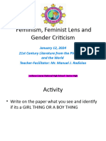 Feminism and Gender Criticism - Girl Jamaica KIncaid