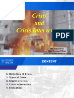 Crisis and Intervention