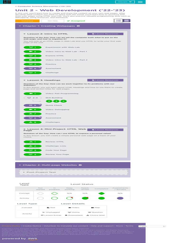 Web Development ('22-'23) | PDF