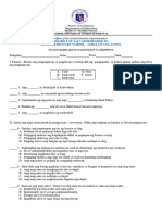 Filipino q1 Exams