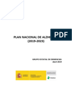 Plan Nacional de Alzheimer 2019 2023
