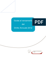 Guida Al Versamento Del Diritto Annuale 2012