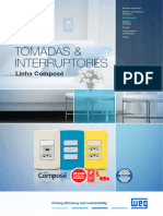 WEG Tomadas Interruptores Compose 50058899 Catalogo PT