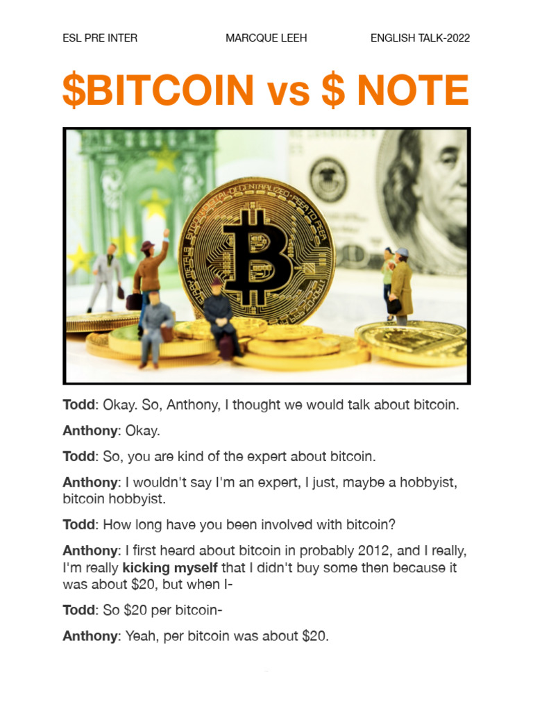 Esl Bitcoin p1 | PDF | Bitcoin
