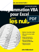 VBA Excel Pour Les Nuls