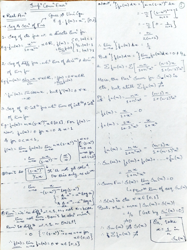 real analysis counter examples PDF