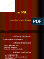 Az SQL Parancsok