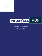 Writing Guidelines Template