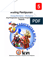 AP5 Q1 Mod3 Ang Pinagmulan NG Unang Pangkat NG Tao Sa Pilipinas v5