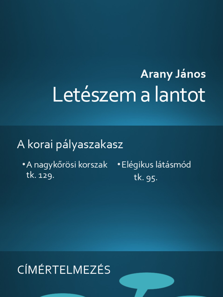 LetÃszem A Lantot | PDF